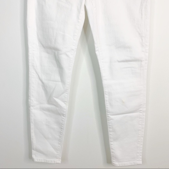 J. Crew Toothpick White Skinny Leg Denim Jeans 28 - Picture 3 of 10